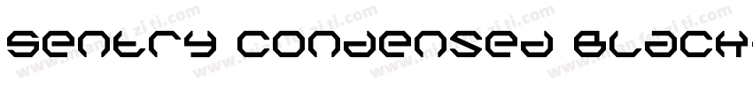 Sentry Condensed Black字体转换